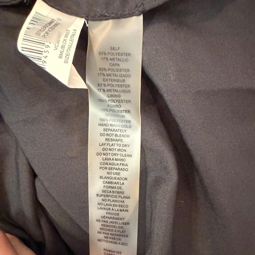 Vince Camuto Stepping Out Long Sleeve Mini Dress Size 6 NWT - Picture 7 of 7